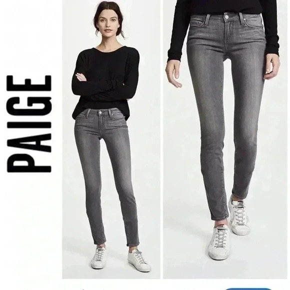 PAIGE Denim - Paige Verdugo Ankle Skinny Teagan Wash Size 30 Super Soft